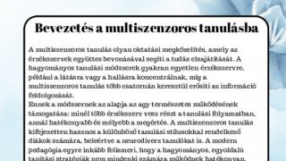 Multiszenzoros jegyzet